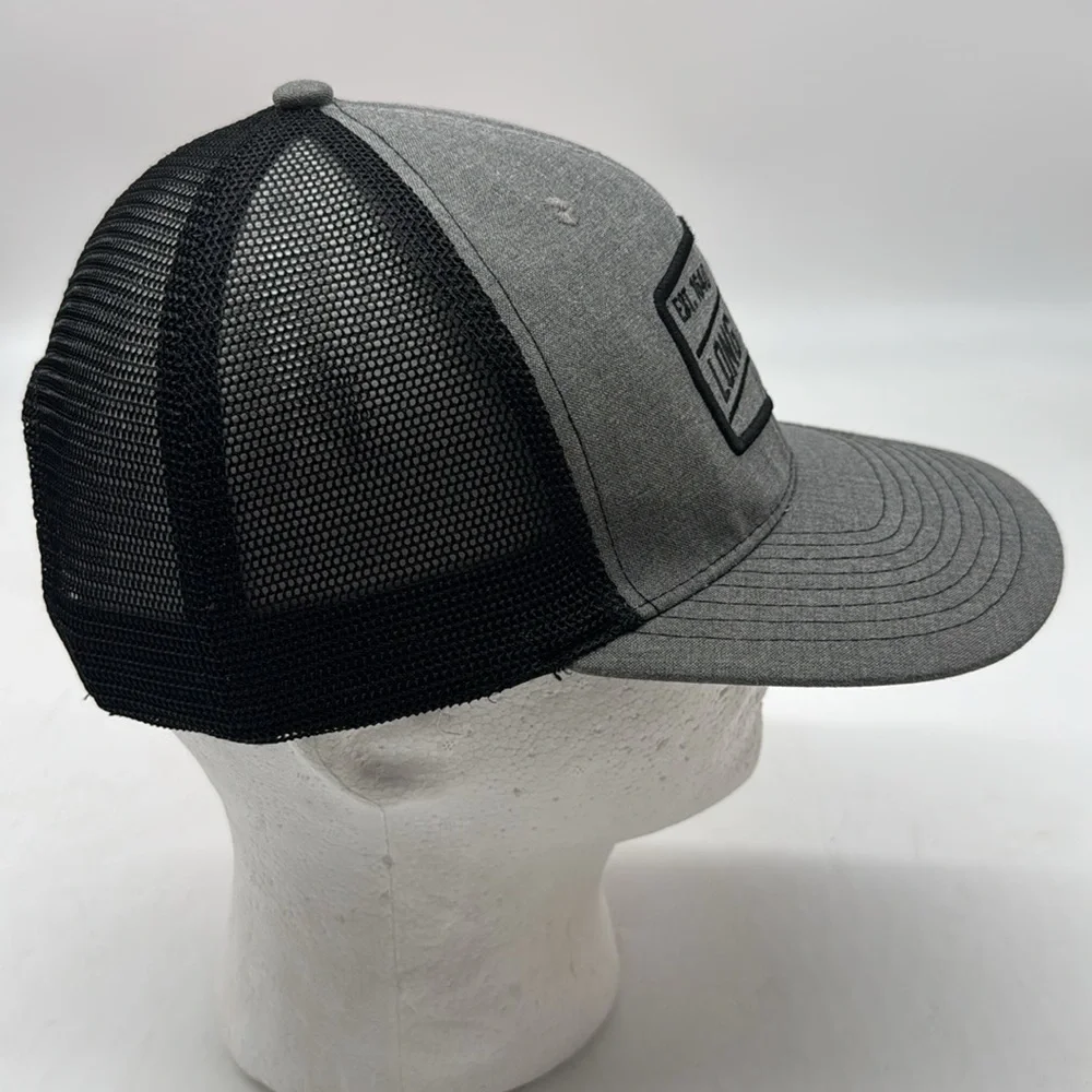 Long Island New York Artisan Gray Black Mesh Trucker Cap HT8266